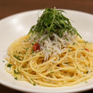 04パスタ_しらすと大葉のペペロンチーノ2